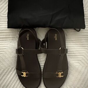 CELINE MAUDE brown sandals
